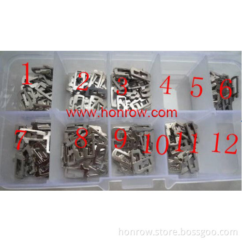lock parts Valve it contains 1,2,3,4,5,6,7,8,9,10,11,12 Each part has 20pcs for Peugeot
